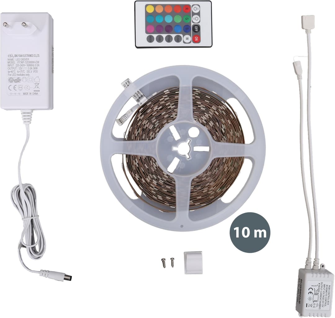 B.K.Licht LED-Streifen Lucilla | Mehrfarbig