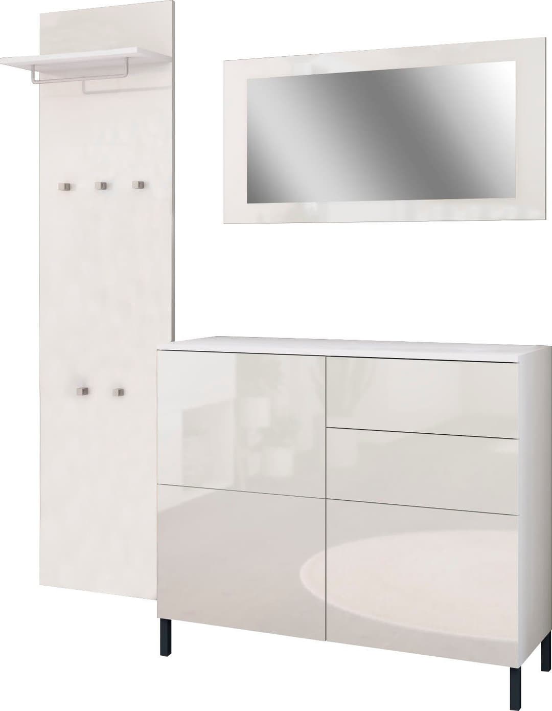 borchardt Möbel Garderoben-Set Haama | Weiß