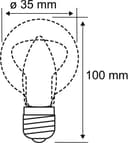 Paulmann LED-Leuchtmittel Kerze 4W E14 230V Warmweiß 3er-Pack | Weiß 5
