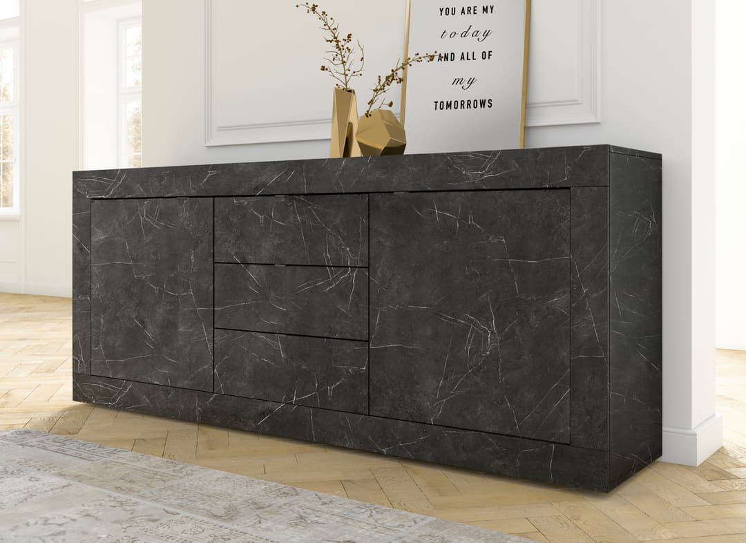 Home affaire Sideboard Basic | Schwarz