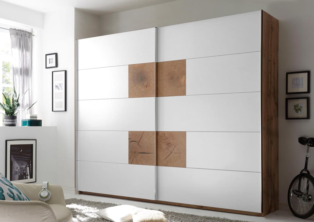 Schlafkontor Schwebetürenschrank Capri | Holztöne
