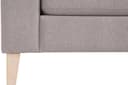 ATLANTIC home collection Ecksofa Terra L-Form | Grau 5