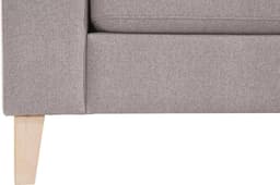 ATLANTIC home collection Ecksofa Terra L-Form | Grau