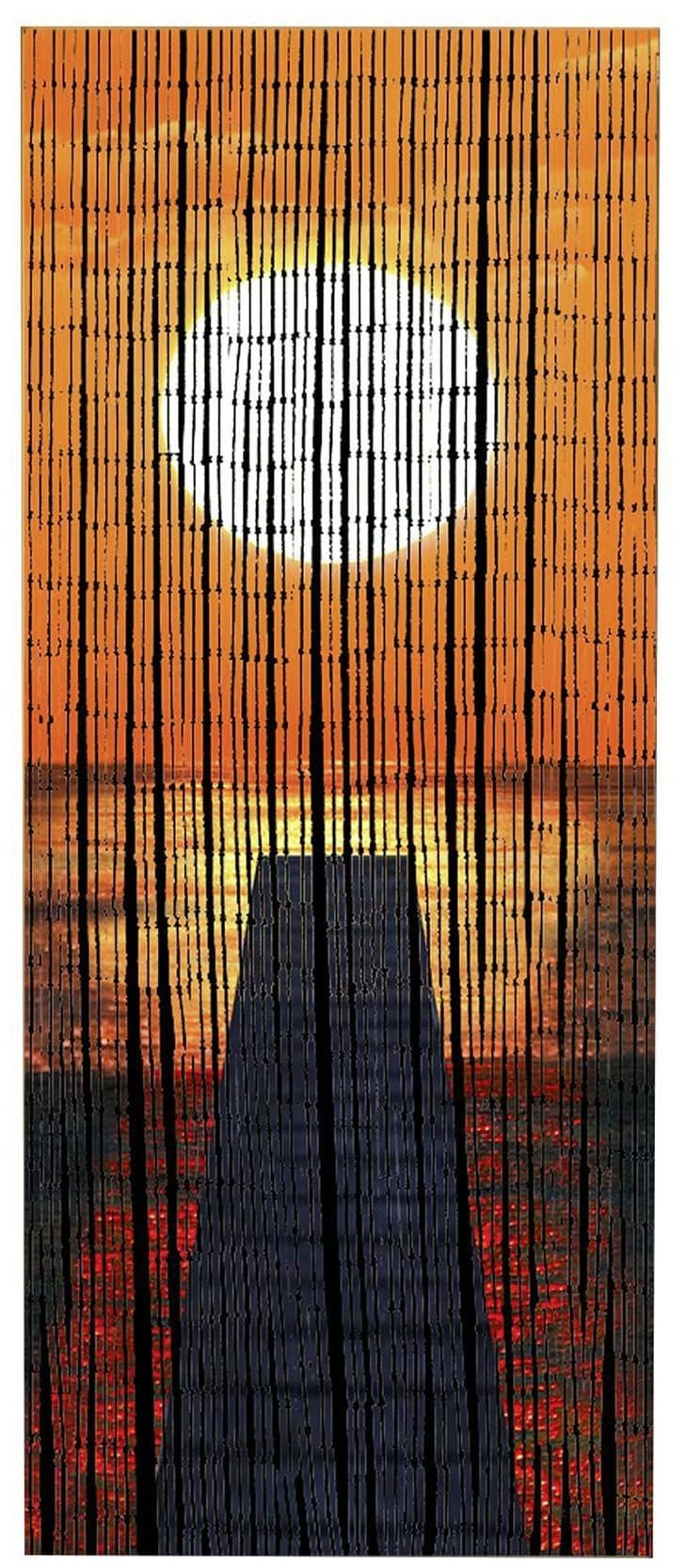 Maximex Türvorhang Sonnenuntergang | Mehrfarbig