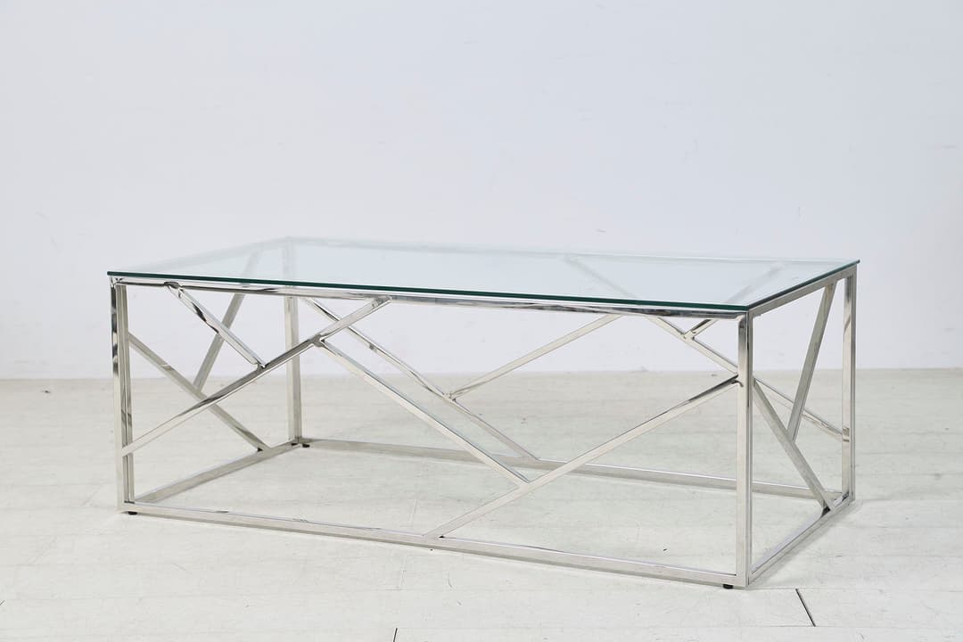 SalesFever Glastisch | Silber