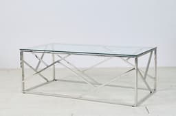 SalesFever Glastisch | Silber