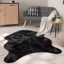 Paco Home Fellteppich Pelt 640 | Schwarz 2