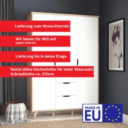 Forte Drehtürenschrank Vankka | Holztöne
