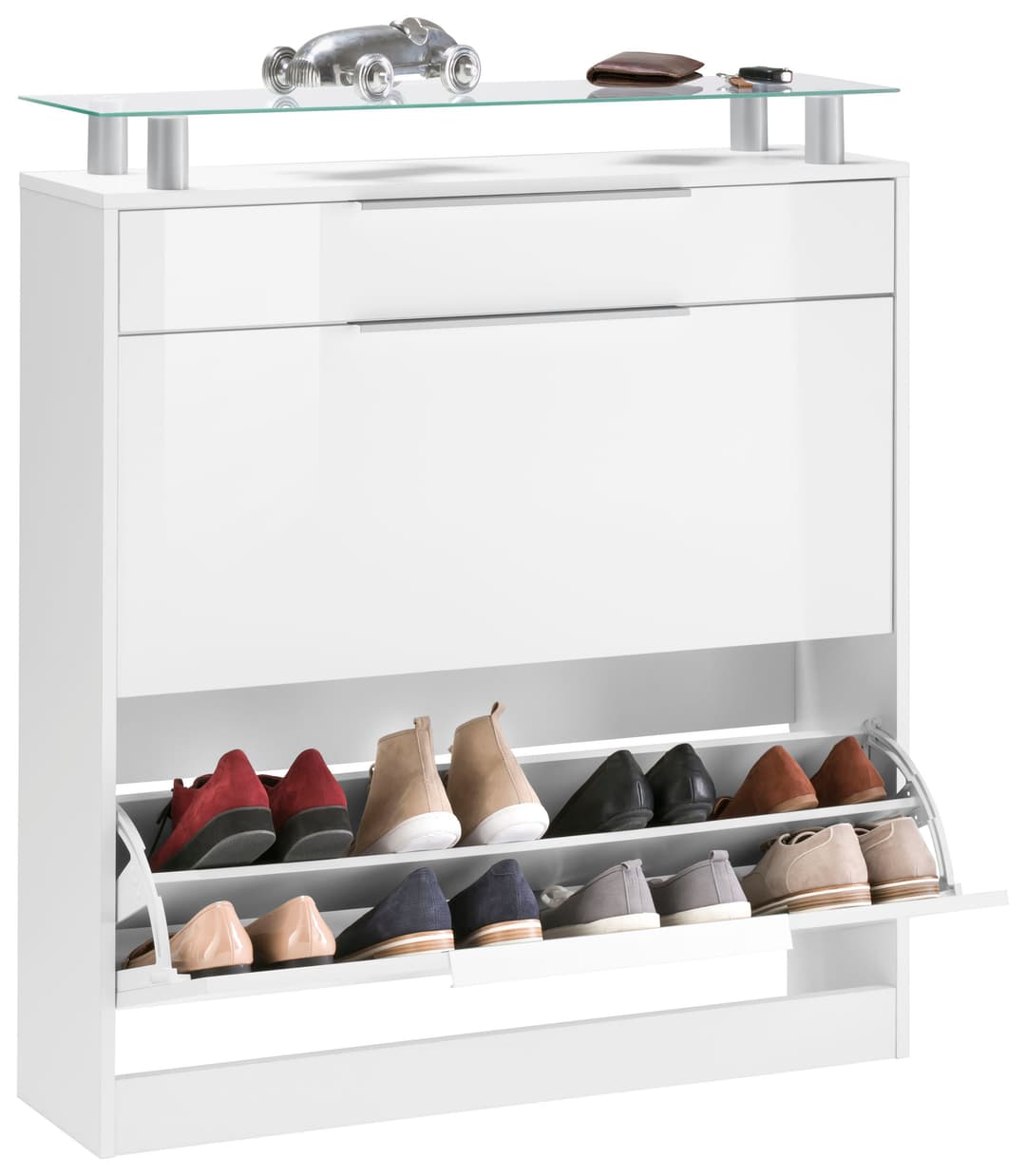borchardt Möbel Schuhschrank Oliva | Weiß