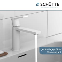 Schütte MANHATTAN Waschtischarmatur | Weiß