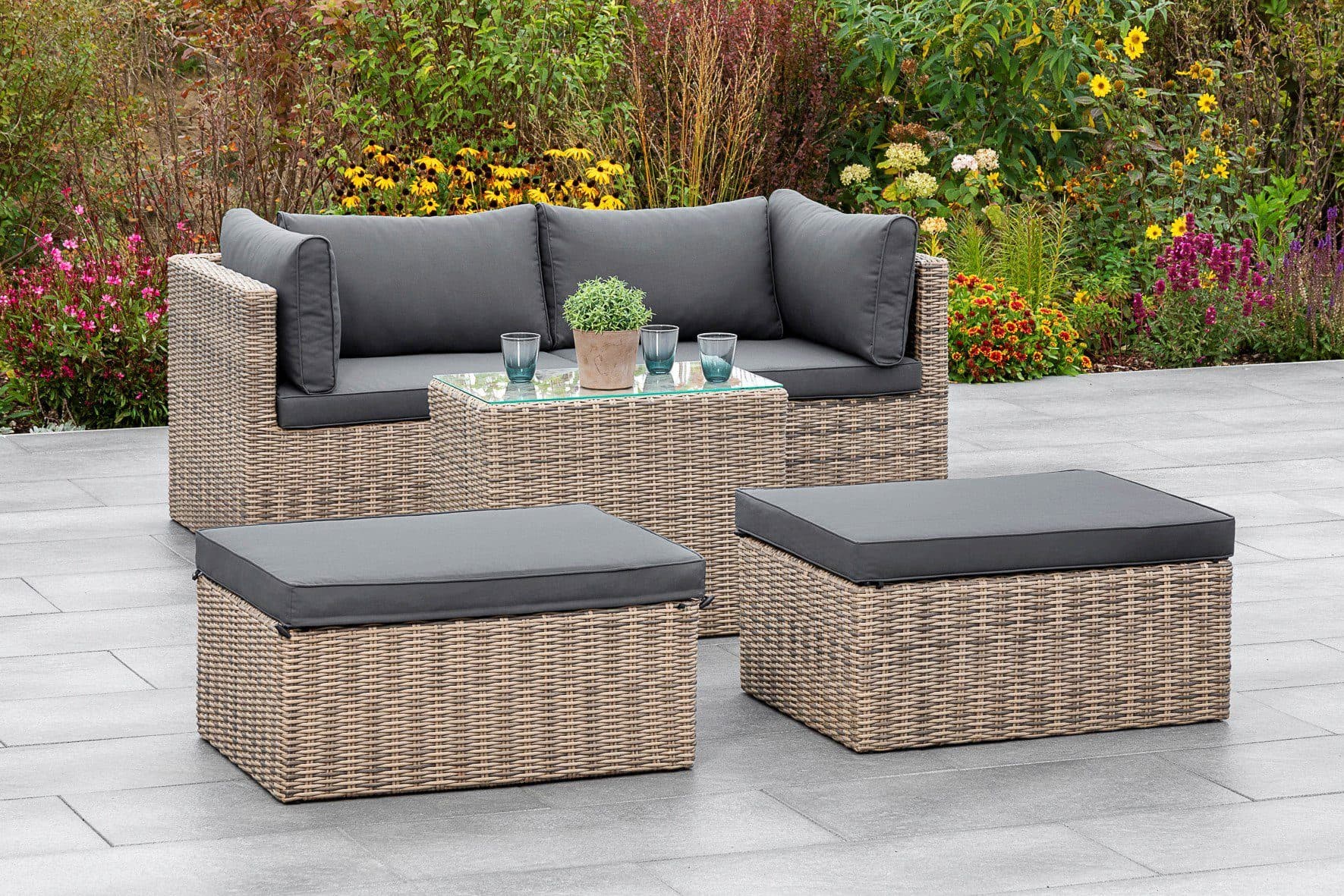 MERXX Garten-Essgruppe Licosa | Braun