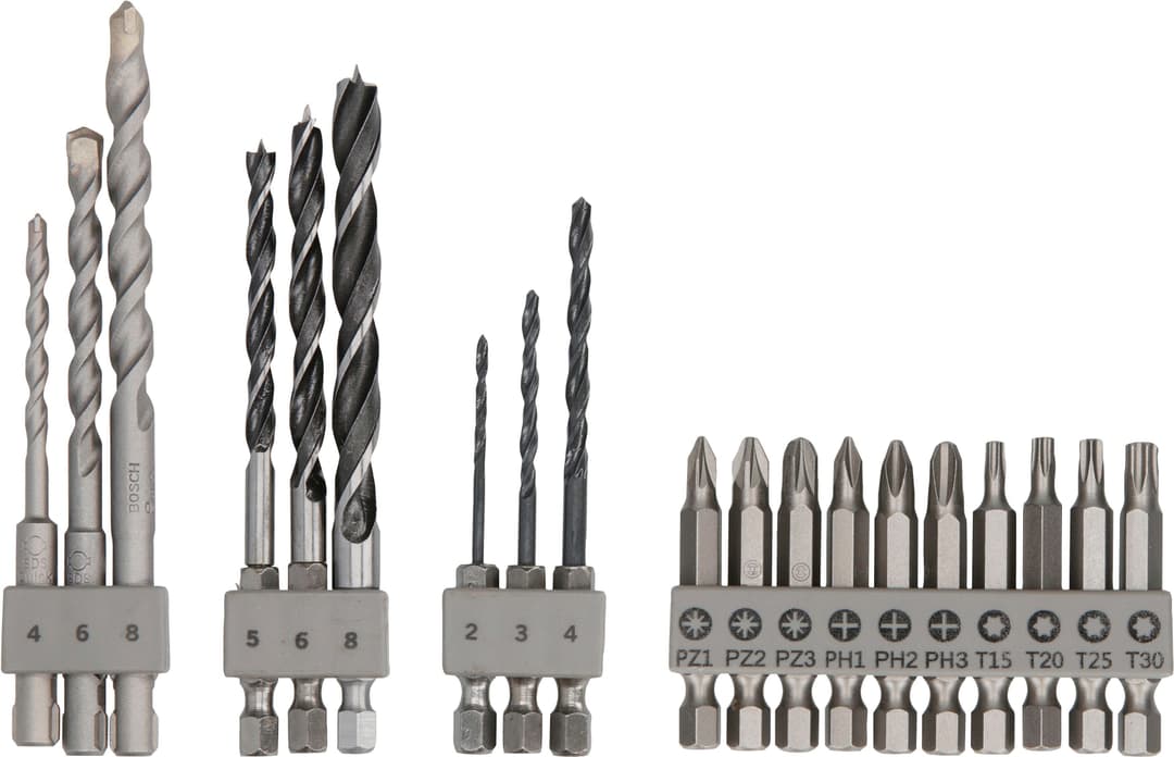 Bosch Home & Garden Werkzeugset Uneo Mixed Set | Silber