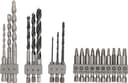 Bosch Home & Garden Werkzeugset Uneo Mixed Set | Silber