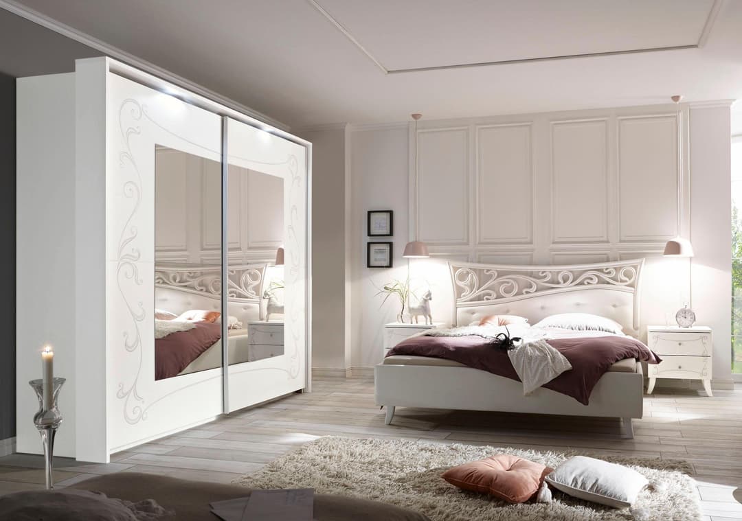 Home affaire Polsterbett Soler | Weiß