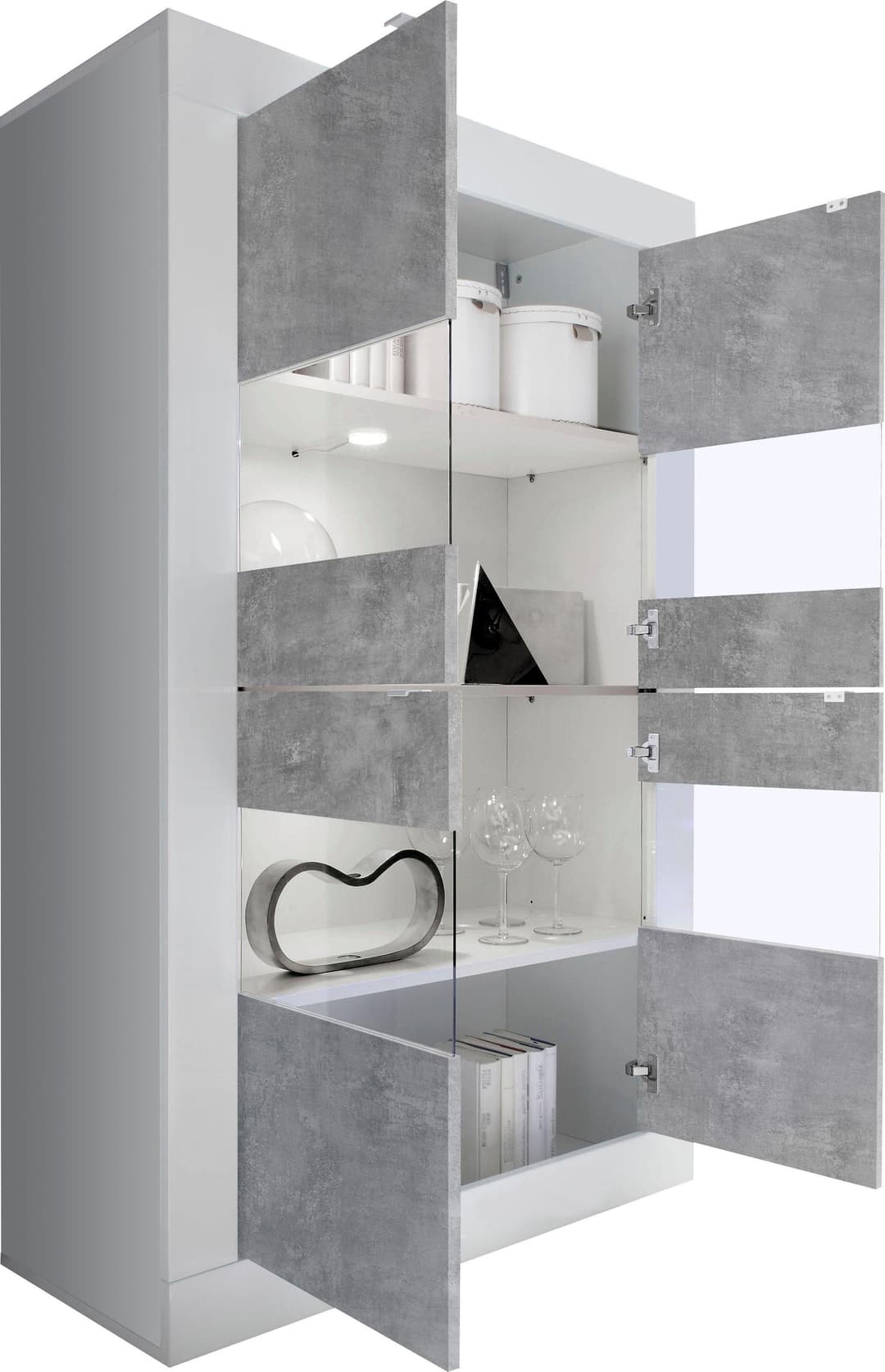 Home affaire Vitrine Basic | Weiß