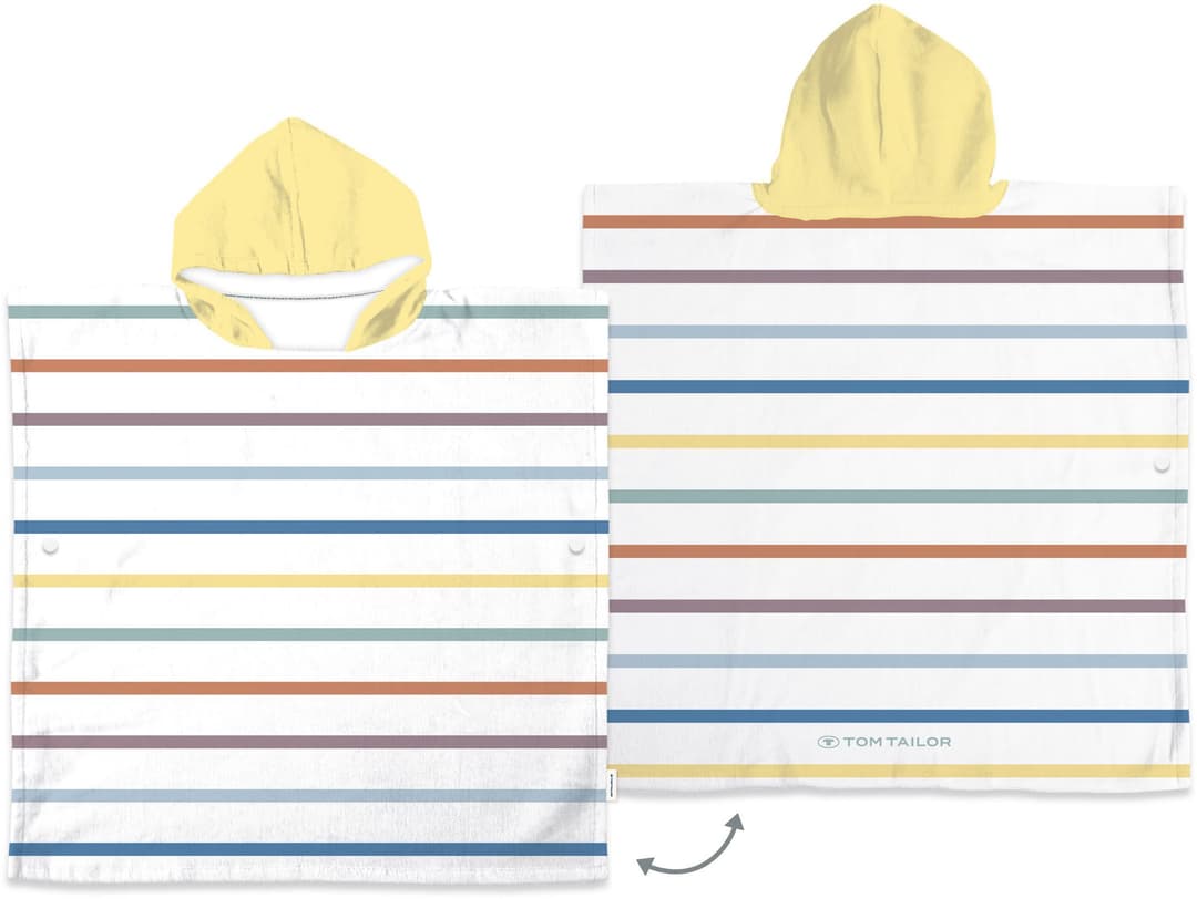 TOM TAILOR HOME Badeponcho Poncho KIDS | Mehrfarbig