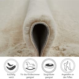 LUXOR living Fellteppich Novara | Beige