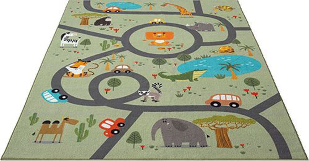 the carpet Teppich Happy Life | Grün