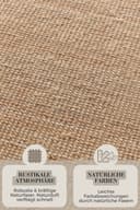 HANSE Home Teppich Jaipur Juteteppich | Beige 4
