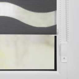 LICHTBLICK ORIGINAL Doppelrollo Welle | Grau