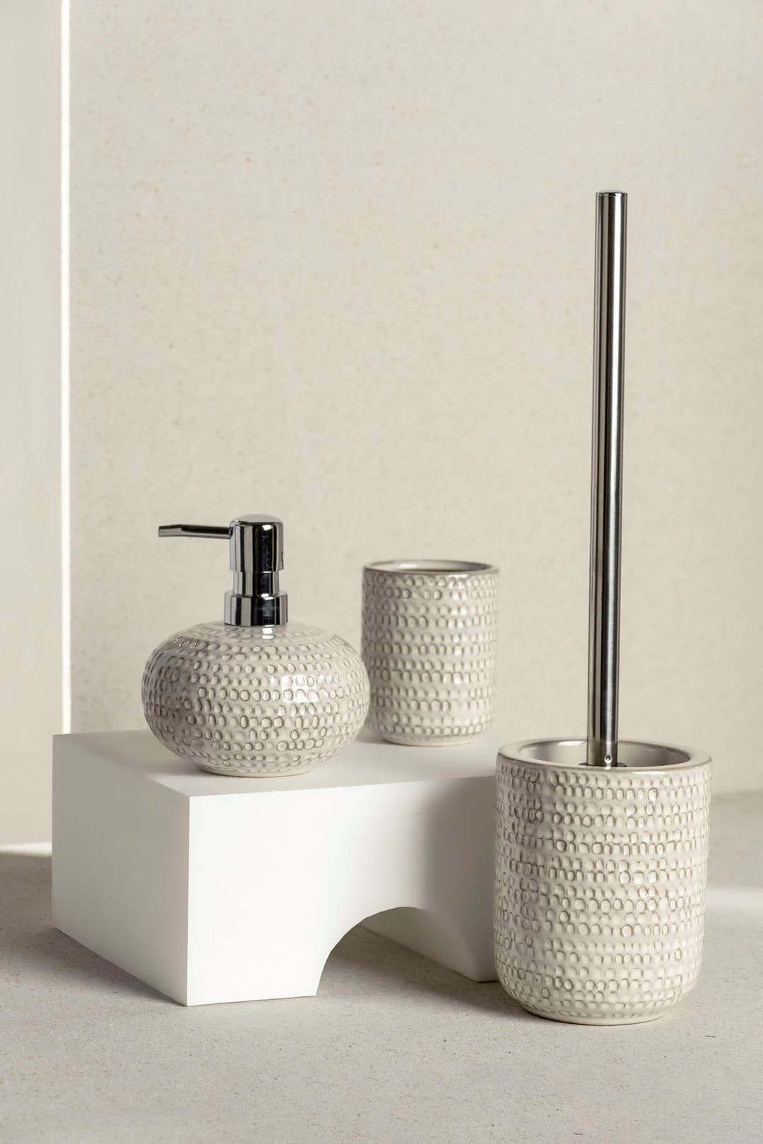 WENKO WC-Garnitur Pergole | Beige