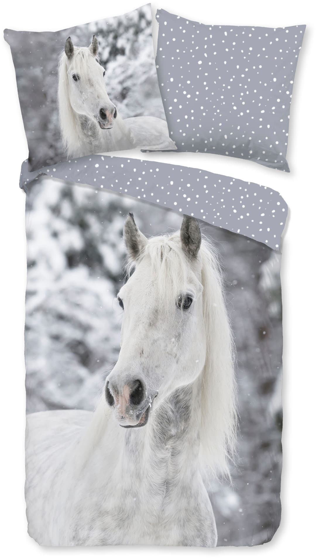 good morning Kinderbettwäsche Bonnie | Grau
