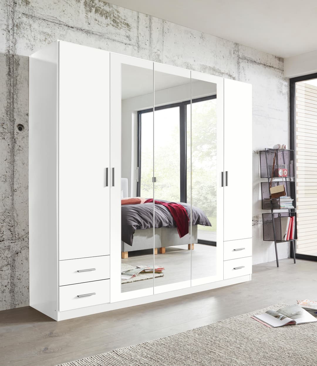 rauch Drehtürenschrank FLEXX | Weiß