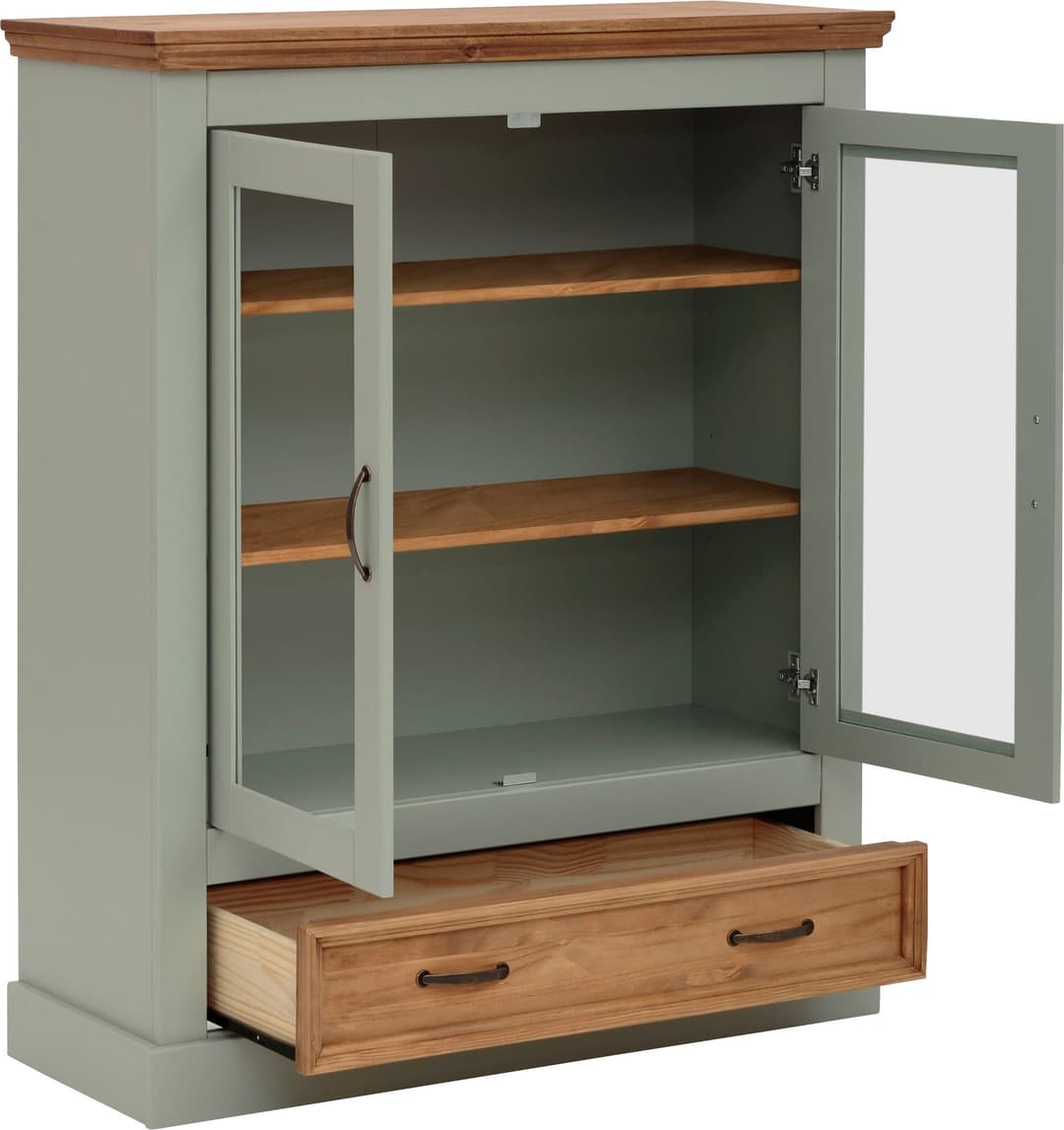 OTTO home Vitrine Selma Highboard | Grün