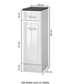welltime Unterschrank Neapel | Weiß 3