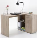 FMD Eckschreibtisch AUGSBURG | Holztöne