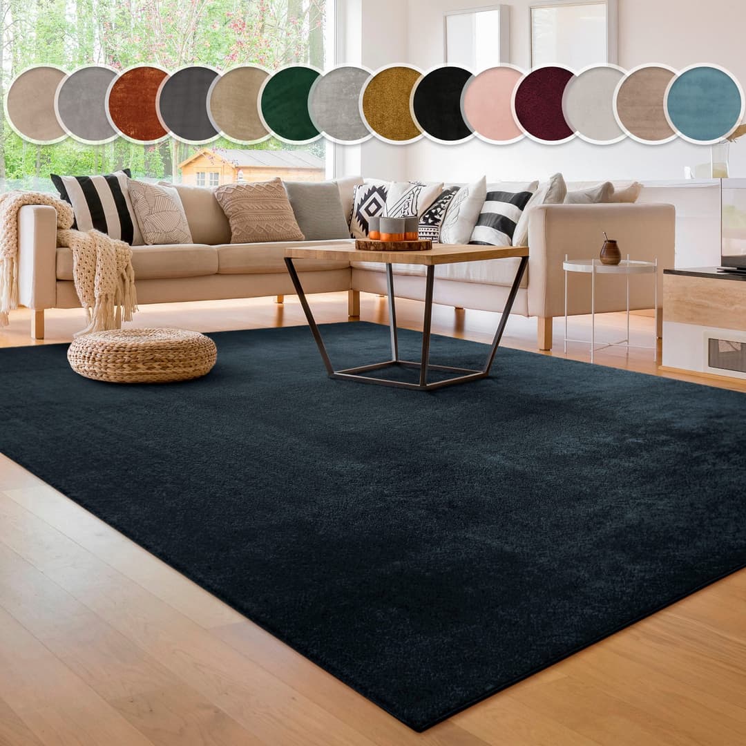 Paco Home Teppich Cadiz 630 | Blau