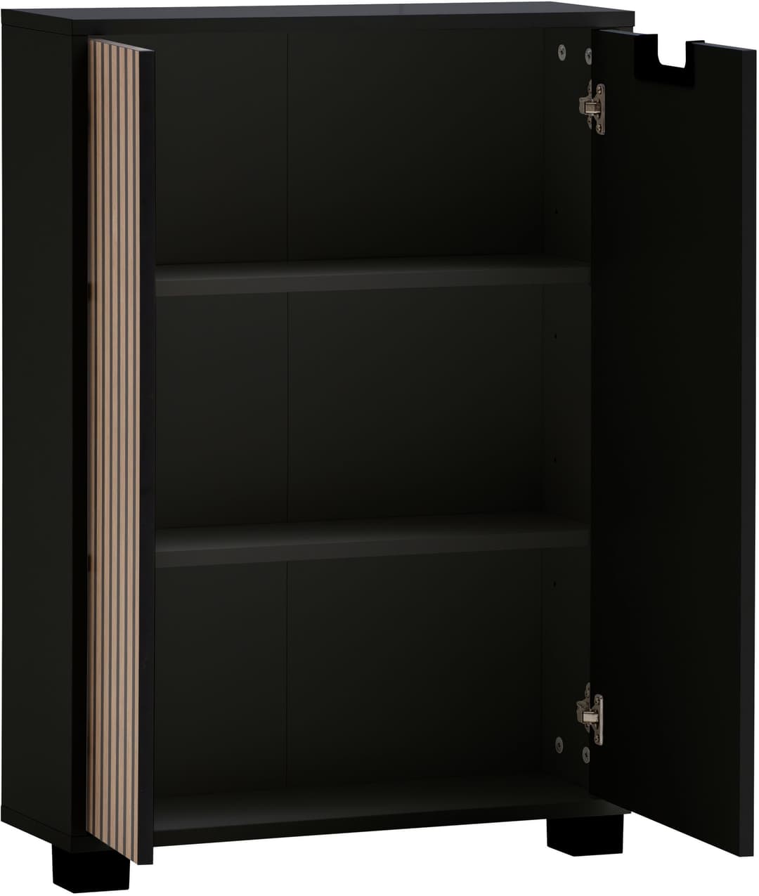 Schildmeyer Midischrank Ryker Highboard | Schwarz