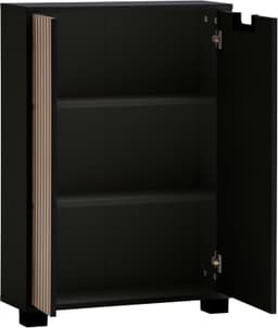 Schildmeyer Midischrank Ryker Highboard | Schwarz