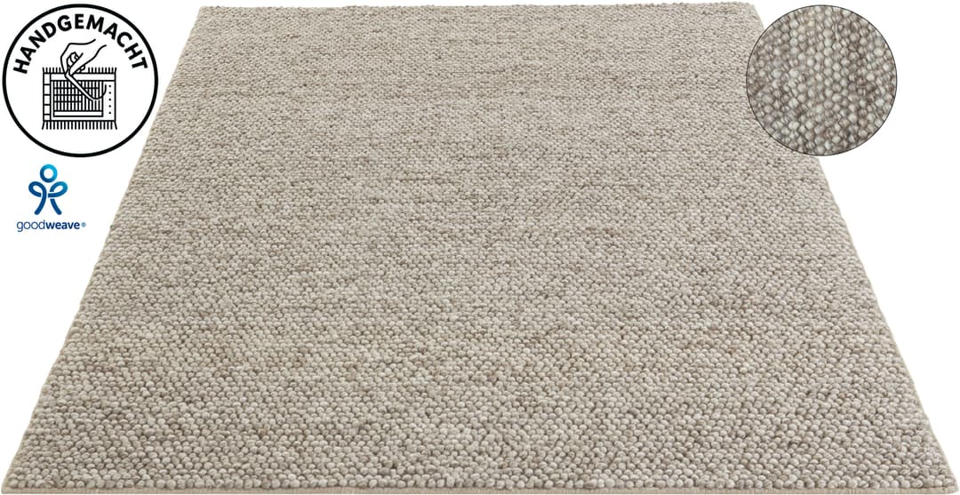 LeGer Home by Lena Gercke Wollteppich Ainhoa | Beige