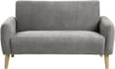 ATLANTIC home collection 2-Sitzer Moby | Grau
