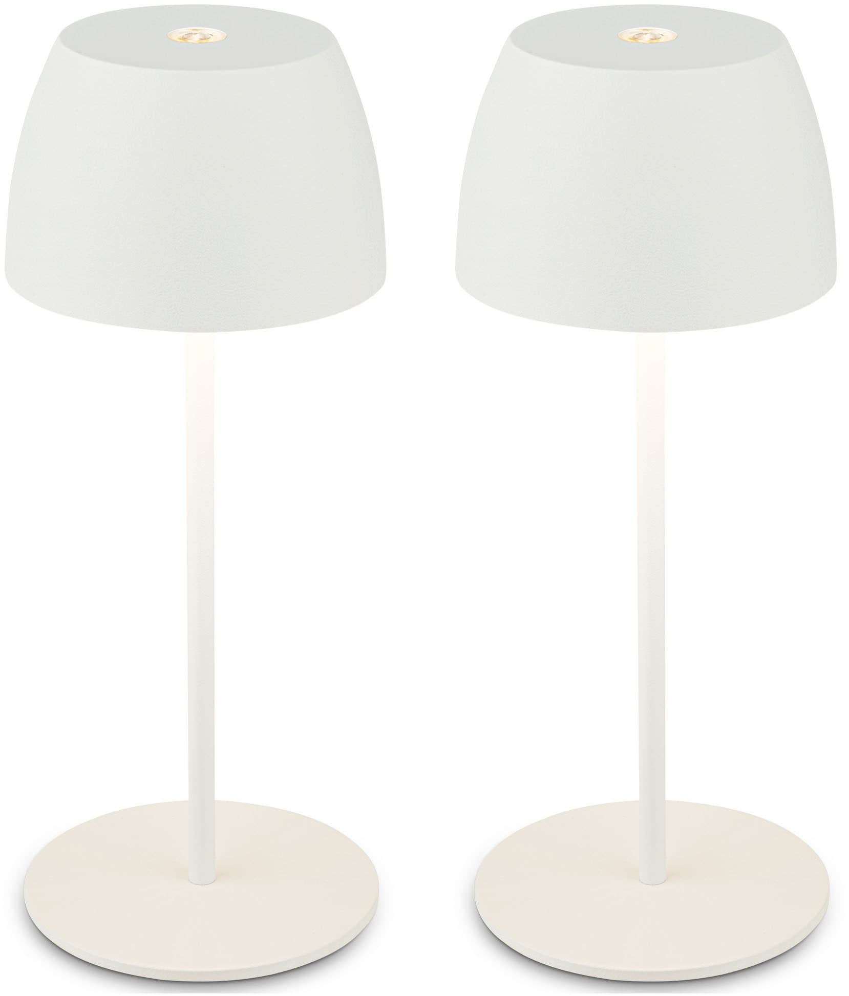 Briloner Leuchten LED Außen-Tischleuchte SERINA MINI | Weiß