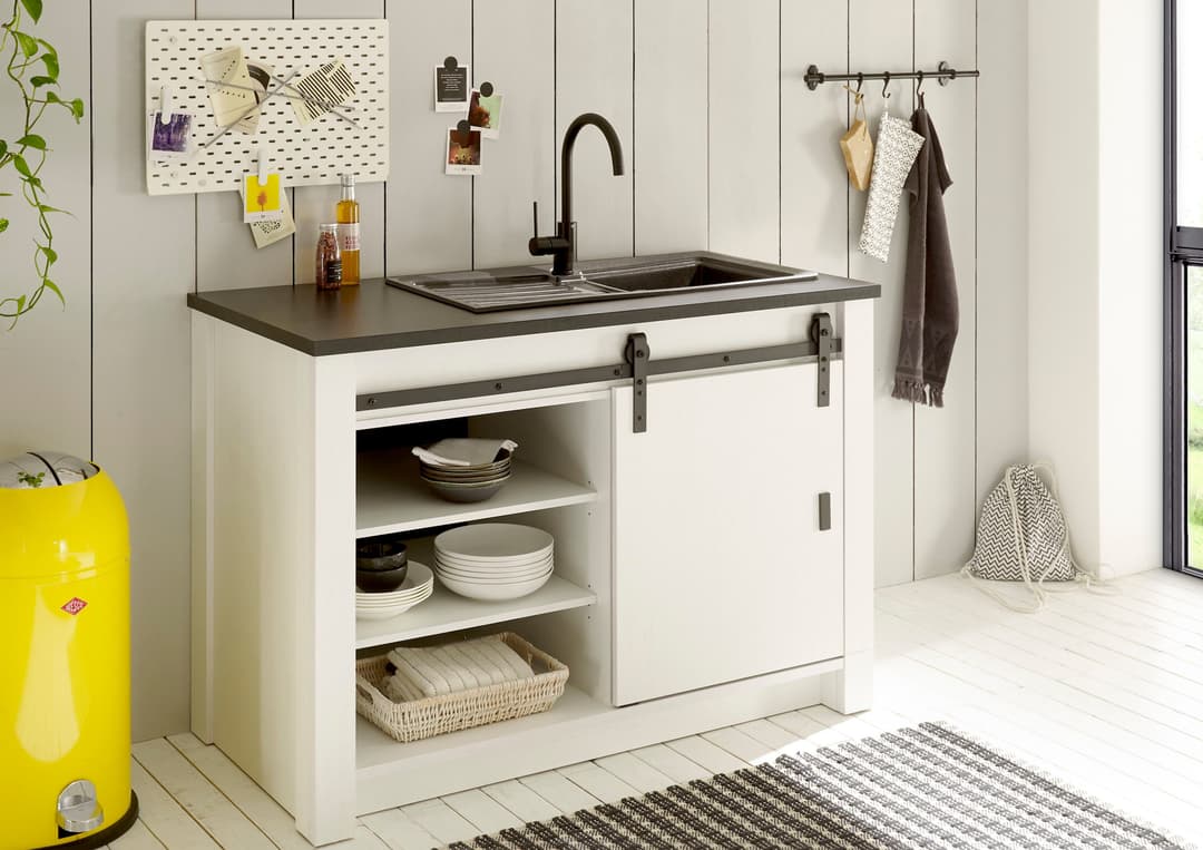 Home affaire Spülenschrank Sherwood | Weiß
