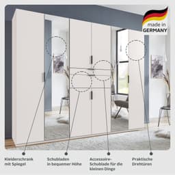 Wimex Drehtürenschrank Moldau | Weiß