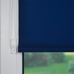 Seitenzugrollo Klemmfix | Blau