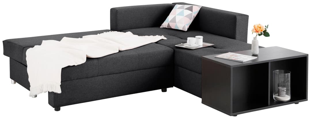 Home affaire Ecksofa Italia L-Form | Grau