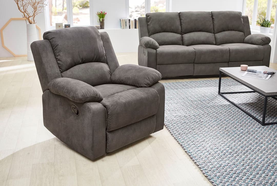 Jockenhöfer Gruppe Sessel Dakota | Grau