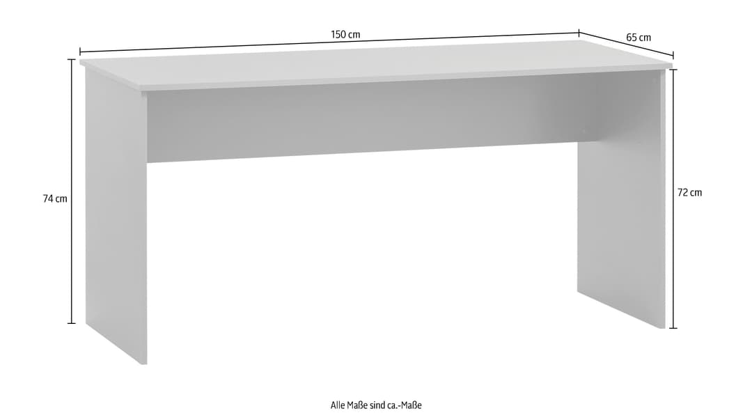 Schildmeyer Schreibtisch Serie 500 | Weiß