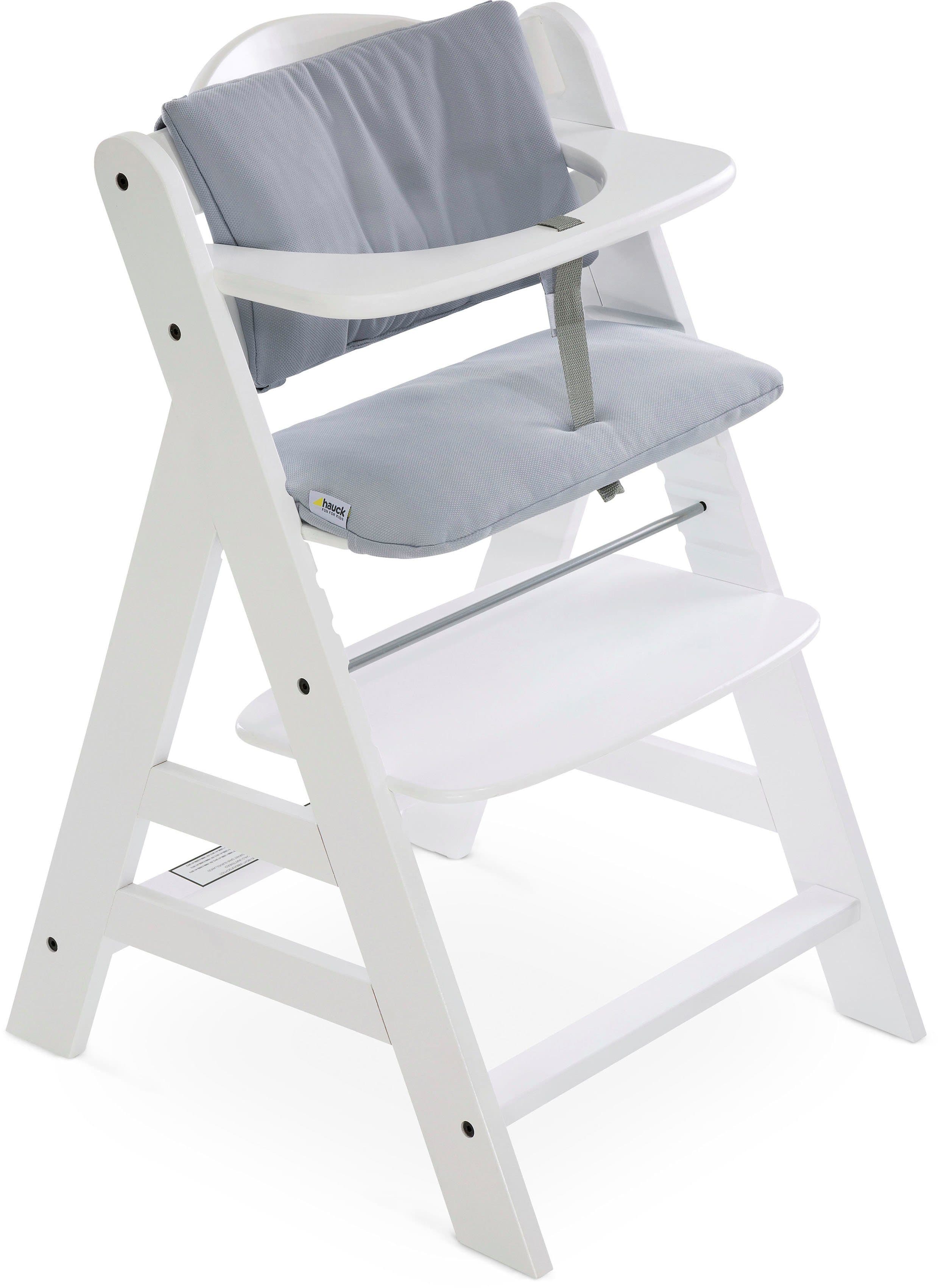 Hauck Kinder-Sitzauflage Deluxe, Stretch grey | Grau