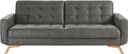 exxpo - sofa fashion 3-Sitzer Fiord | Grau