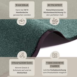 OTTO home Fußmatte Clean & Walk | Grün