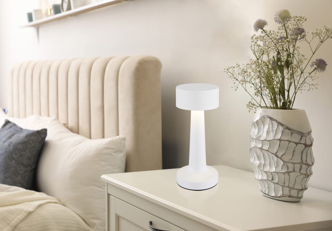 GLOBO LIGHTING LED Tischleuchte ANGELIKA | Weiß