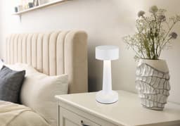 GLOBO LIGHTING LED Tischleuchte ANGELIKA | Weiß