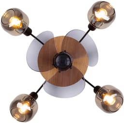 näve Fumoso Deckenventilator | Schwarz