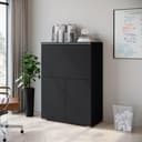 home affaire PC-Schrank Vera | Schwarz 3
