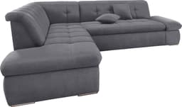DOMO collection Ecksofa Moric Luxus | Grau